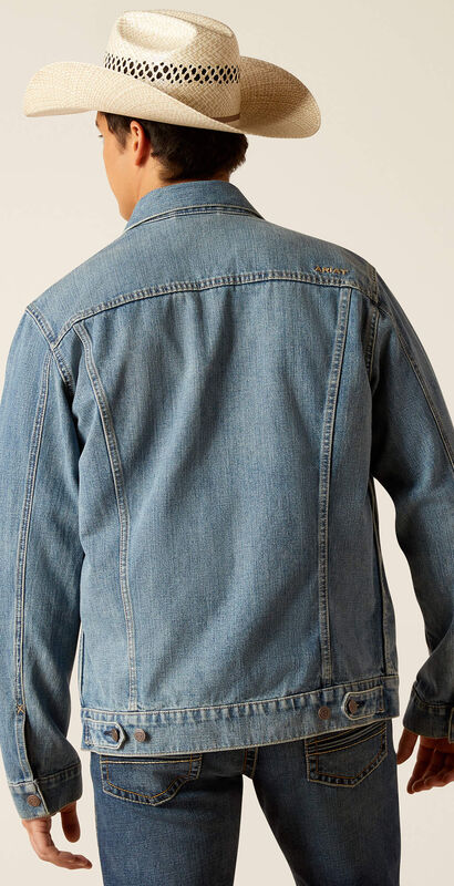 Denim Trucker Jacket Back